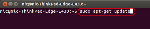 Ubuntu Terminal Screen